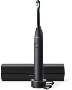 PHILIPS toothbrush Sonicare HX7101-02 BrushPacer and SmartTimer black travel case