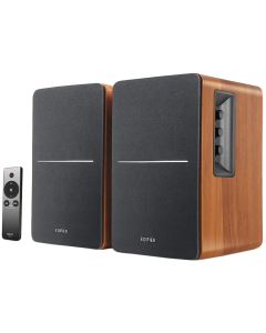 EDIFIER R1280Ts, 52Hz-20000Hz, 42 W, 85 dB, бас, Treble, кафяв