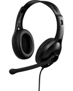 Edifier K800 USB Over-Ear Headphones, 40mm Drivers, Noise-Cancelling Microphone, Inline controls, Black