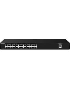 Switch Ruijie RG-ES224GC-V2, 24xGbE порта, управляем, настолен, метал, до 16 VLAN