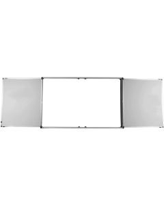 Office 1 Система бяла дъска Wings, магнитна, с 2 крила, за дисплей 86''