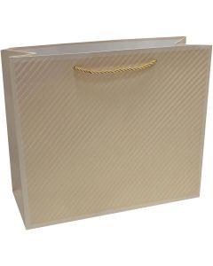Подаръчна торбичка, 23 х 17.7 х 10 cm, бежова