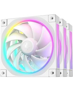 DeepCool Комплект вентилатори Fan Pack 3-in-1 3x120mm - FL12 White, Addressable RGB