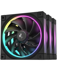 DeepCool Комплект вентилатори Fan Pack 3-in-1 3x120mm - FL12 Black, Addressable RGB
