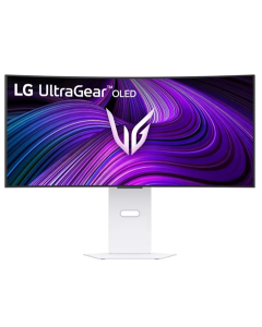 LG 34GX90SA-W, 34" 240Hz, UWQHD 3440 x 1440 21:9, 1x DisplayPort, 2x HDMI, Бял