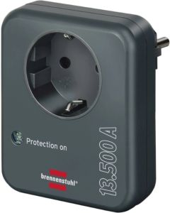 Адаптер за контакт 1x 2P+E със защита от пренапрежение 13.500A Антрацит - Brennenstuhl BS1506996