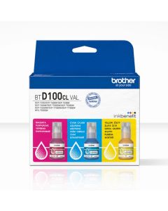 Brother BTD100CLVAL Brother Coloured Multipack Ink Bottles