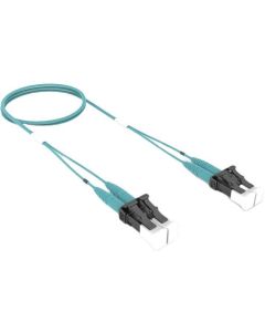 LC-LC дуплексна пач корда, мултимод OM4, 1.6 мм., аква, COMMSCOPE