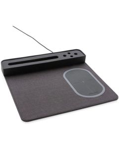Подложка за мишка, с безжично зарядно, 5 W