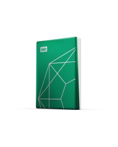 Western Digital My Passport Ultra 2TB Green - Emerald Anniversary Edition - 1 x USB 3.2 Gen 1, 256-bit AES