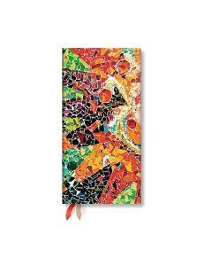 Paperblanks Планер Gaudi's Sun, Slim, хоризонтален, твърда корица, 80 листа, за 2026 година