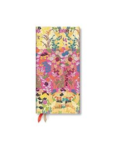 Paperblanks Планер Kara-Ori Pink, Slim, хоризонтален, твърда корица, 80 листа, за 2026 година