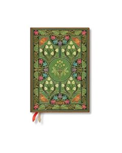 Paperblanks Планер Poetry in Bloom, Midi, вертикален, твърда корица, 80 листа, за 2026 година