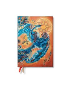 Paperblanks Планер Sirebird, Midi, хоризонтален, мека корица, 88 листа, за 2026 година