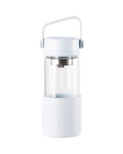 BUYDEEM Glass Tea Bottle 300 ml, model DG42, color Oats White