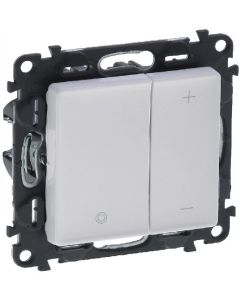 ТЪЧ ДИМЕР 240 V~ - 50 Hz - С КАПАК VALENA LIFE LEGRAND - БЯЛ