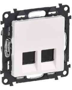 РОЗЕТКА 2xRJ45 CAT 5E. FTP VALENA LIFE LEGRAND - БЯЛ