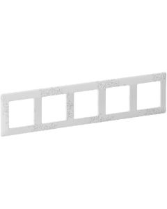 Петорна рамка Legrand Valena Life, бял фигурал