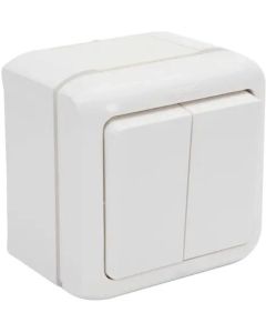 СЕРИЕН КЛЮЧ 10AX ЗА ОТКРИТ МОНТАЖ FORIX LEGRAND - БЯЛ