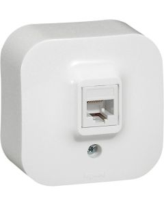 РОЗЕТКА RJ45 UTP КАТЕГОРИЯ 5Е ЗА ОТКРИТ МОНТАЖ FORIX LEGRAND - БЯЛ