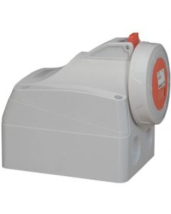 ЗА ОТКРИТ МОНТАЖ IP66/67 3P+N+E, 32A 380/415 V~LEGRAND - СИВ/ЧЕРВЕН