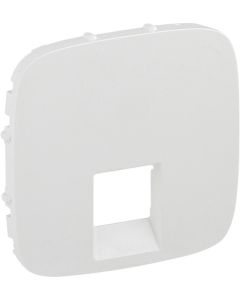 ЛИЦЕВ ПАНЕЛ ЗА RJ45/11 РОЗЕТКА С ЕДИН ИЗВОД VALENA ALLURE LEGRAND - БЯЛ