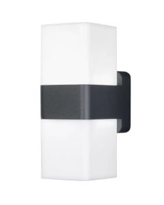 ЛАМПА ЗА ОТКРИТО SMART WIFI CUBE WALL UPDOWN RGBW 900lm DG IP44 SMART LEDVANCE