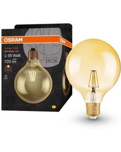 VINTAGE 1906 LED CL GLOBE125 GOLD52 6,5W/824 E27 LEDVANCE