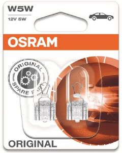 АВТОМОБИЛНА ЛАМПА 2825 W5W 12V W2,1x9.5d DUOBLISTER OSRAM