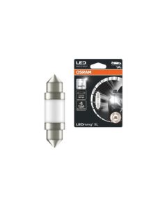АВТОМОБИЛНА LED ЛАМПА 6418DWP-01B 0,6W 12V C5W 36mm 6000K SV8.5-8 OSRAM