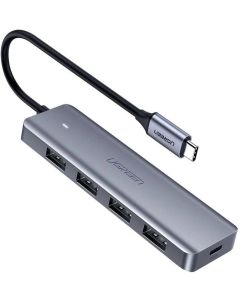 ХЪБ 4xUSB3.0 A 1xUSB-C POWER SUPPLY CМ219 UGREEN