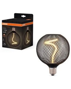 DECOR SPIR GL125 BLACK/DIM 3.5W/818 E27 LEDVANC