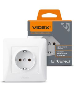 КОНТАКТ ШУКО VF-BNSK1G-W 16А BINERA VIDEX - БЯЛ