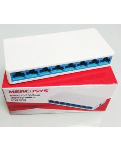 Суич Mercusys MS108, 8-порта 10/100Mbps + ЗАХРАНВАНЕ