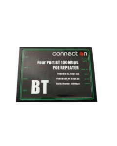 POE Екстендер/Репитер 4x10/100 IEEE 802.3bt