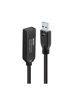 LINDY LNY-43376 :: USB 3.0 активен удължител, Type A към C, 10.0 м