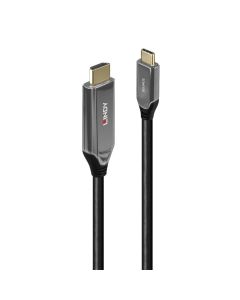 LINDY LNY-43368 :: USB Type C към HDMI® 8K60 адаптерен кабел, M-M, черен, 2.0 м