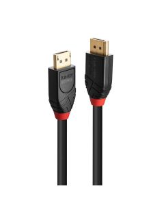 LINDY LNY-41168 :: DisplayPort 1.4 кабел, активен, черен, M-M, 7.5 м