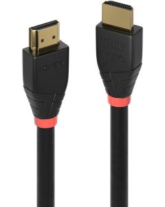 LINDY LNY-41074 :: Активен HDMI 18G кабел, M-M, черен, 25.0 м