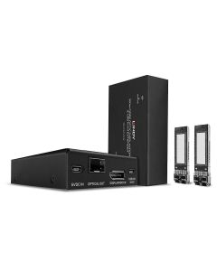 LINDY LNY-39376 :: Оптичен DisplayPort 1.2 & USB KVM екстендър, 300.0 м