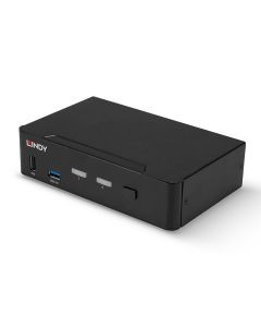 LINDY LNY-39312 :: 2-портов DisplayPort 1.4, USB 3.0 & Audio KVM превключвател