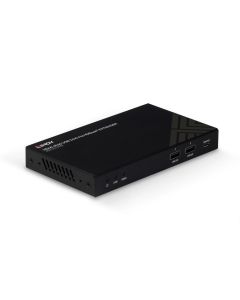 LINDY LNY-38389 :: HDMI 4K60, IR, RS-232 & Audio HDBaseT KVM екстендър, приемащ модул, Cat. 6, 150.0 м