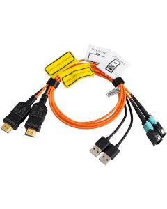LINDY LNY-38360 :: MPO оптичен HDMI 8K60 екстендър, 100.0 м