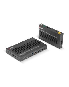LINDY LNY-38346 :: HDMI 4K60 & Type C HDBaseT 3.0 KVM екстендър, Cat. 6A, 70.0 м