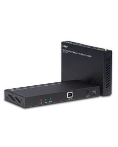 LINDY LNY-38343 :: HDMI 4K60, Audio, IR & RS-232 HDBaseT KVM екстендър, Cat. 6, 100.0 м