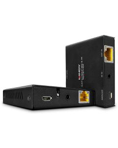 LINDY LNY-38205 :: HDMI 4K60 & IR екстендър с PoC захранване и Loop Out, Cat. 6, 50.0 м