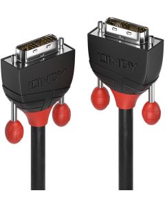 LINDY LNY-36259 :: DVI-D Single Link кабел, M-M, черен Line, черен, 10.0 м