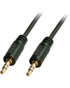 LINDY LNY-35643, 3.5 мм, M-M, черен, 3.0 м