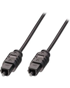 LINDY LNY-35212 :: Оптичен аудио кабел, TosLink SPDIF, черен, 2.0 м