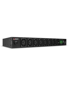 LINDY LNY-32657 :: 8-портов IPower мрежов превключвател за захранване, 8x IEC C13 + 1x IEC C20